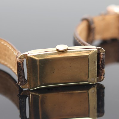 27119781c - Armbanduhr mit Duo-Dial bezeichnet Tiffany & Co. in GG und WG 585/000, Schweiz um 1935, ...