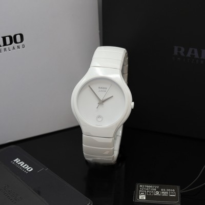 Image RADO True ungetragene Armbanduhr Referenz R27695722, quarz, weißes Keramikgeh. inkl. ...