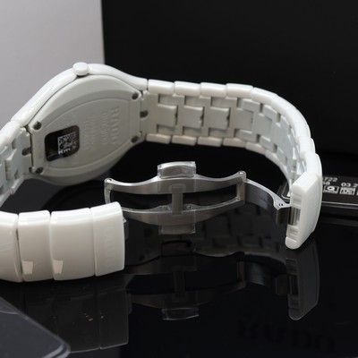 27119782e - RADO True ungetragene Armbanduhr Referenz R27695722, quarz, weißes Keramikgeh. inkl. ...