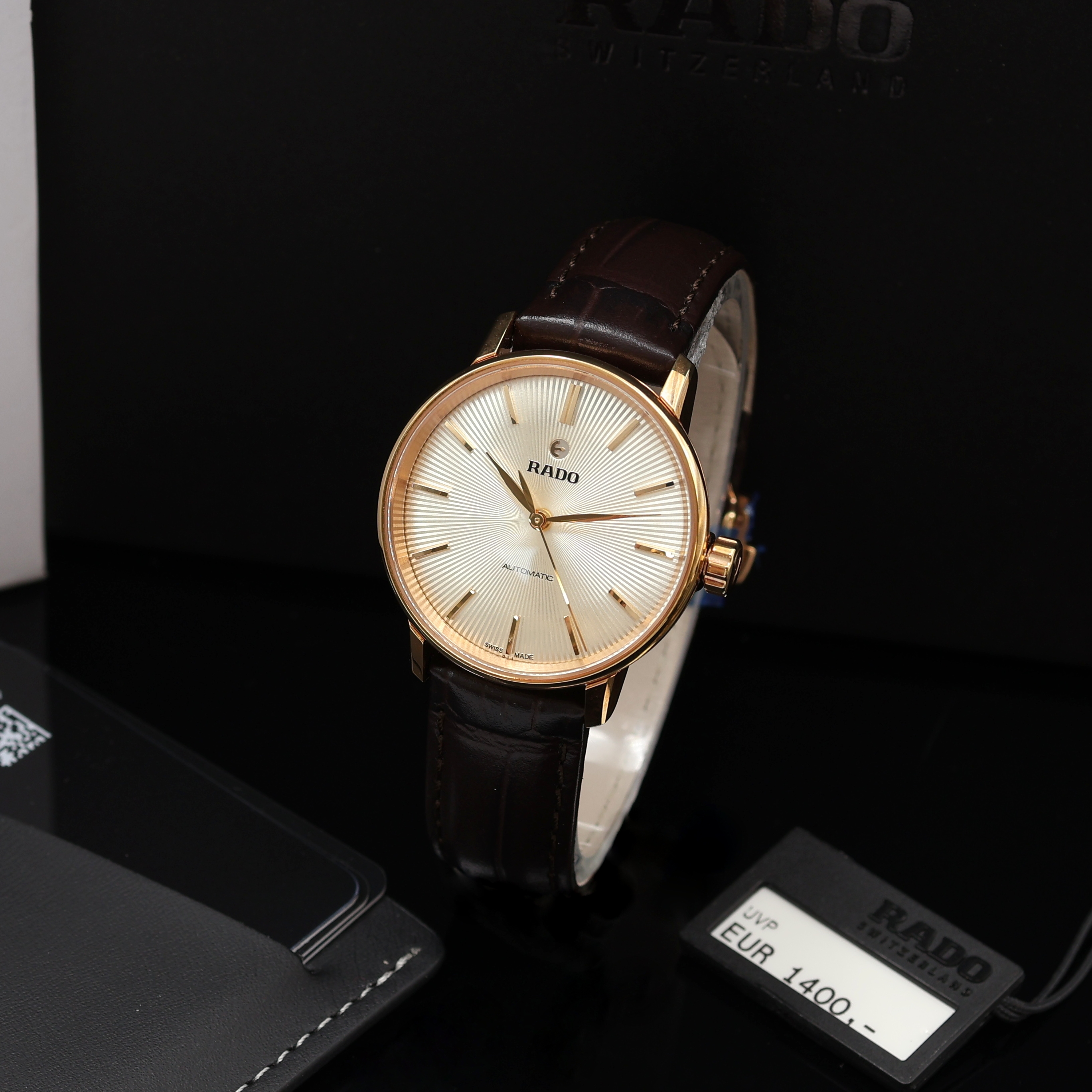 Image 27119802 - RADO Coupole ungetragene Damenarmbanduhr Referenz R22865115, Automatik, verg. Geh. ...