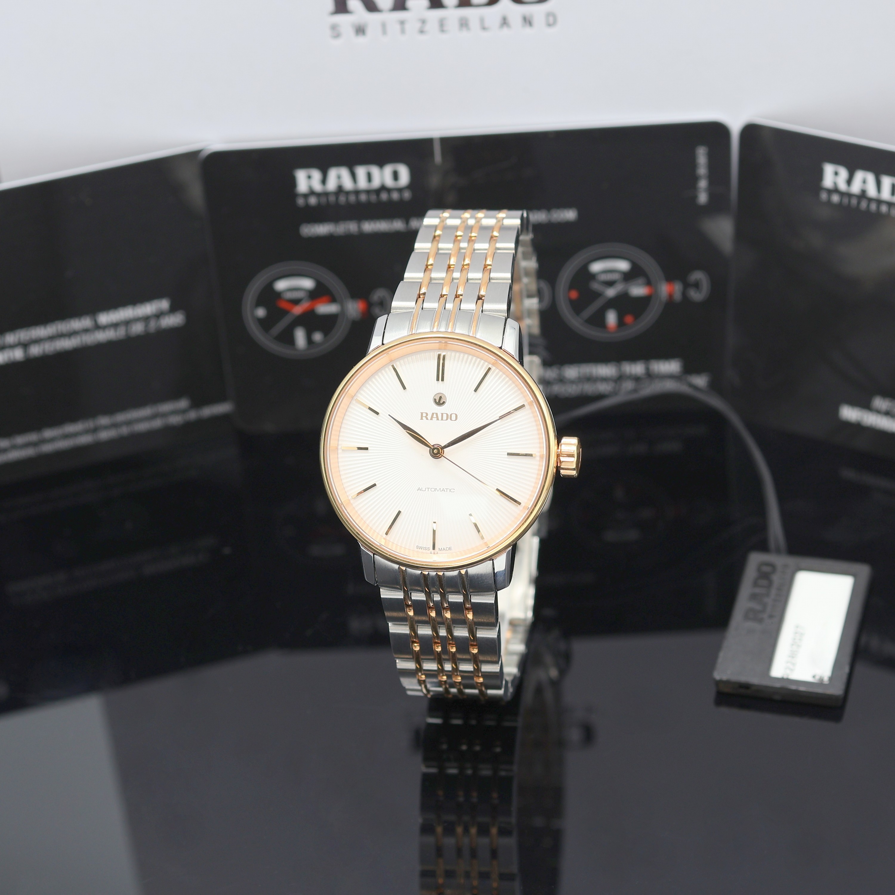 Image 27119824 - RADO Coupole ungetragene Damenarmbanduhr Referenz R22862027, Automatik, beids. vergl., ...