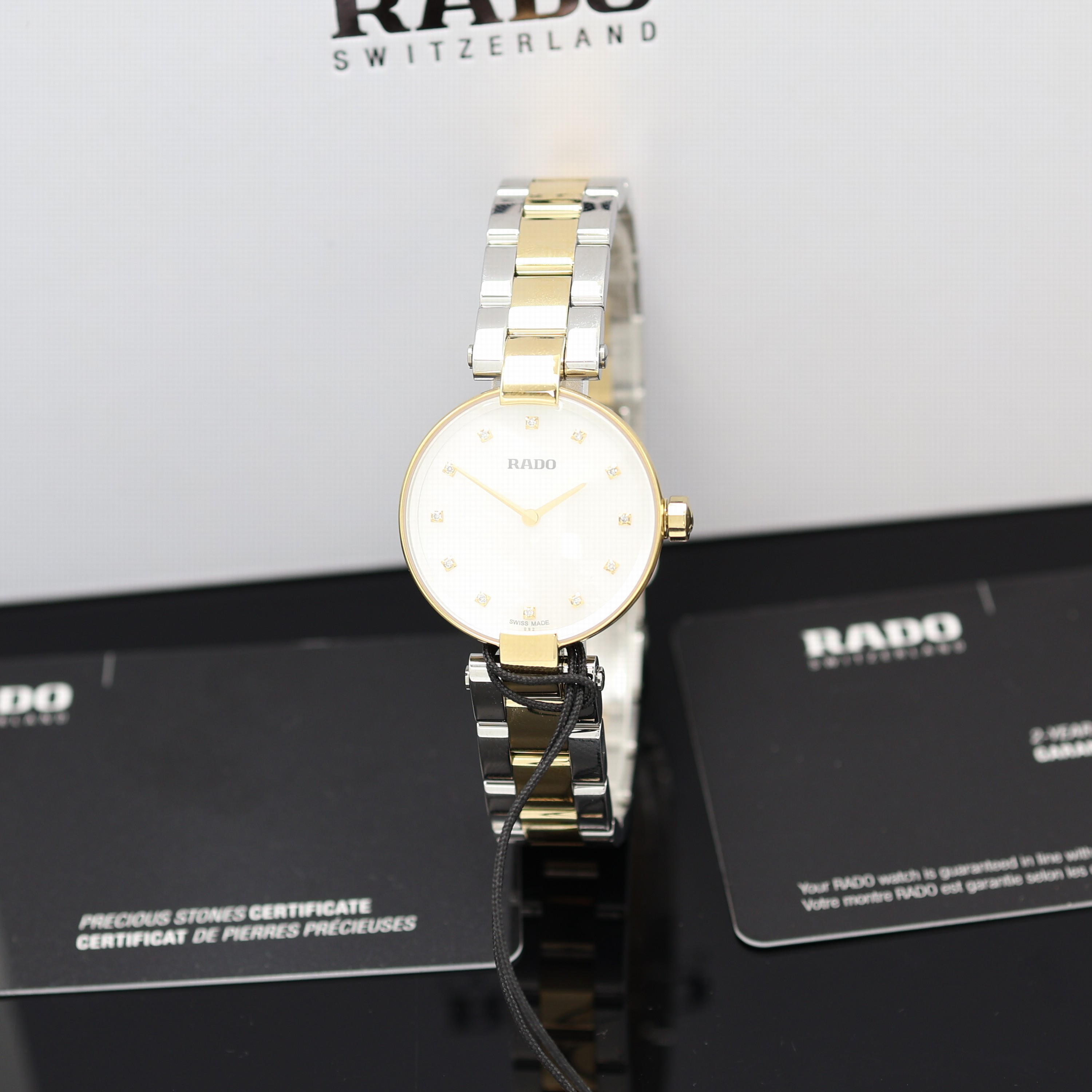 Image 27119830 - RADO Coupole ungetragene Damenarmbanduhr Referenz R22857924, quarz, z. T. verg. ...