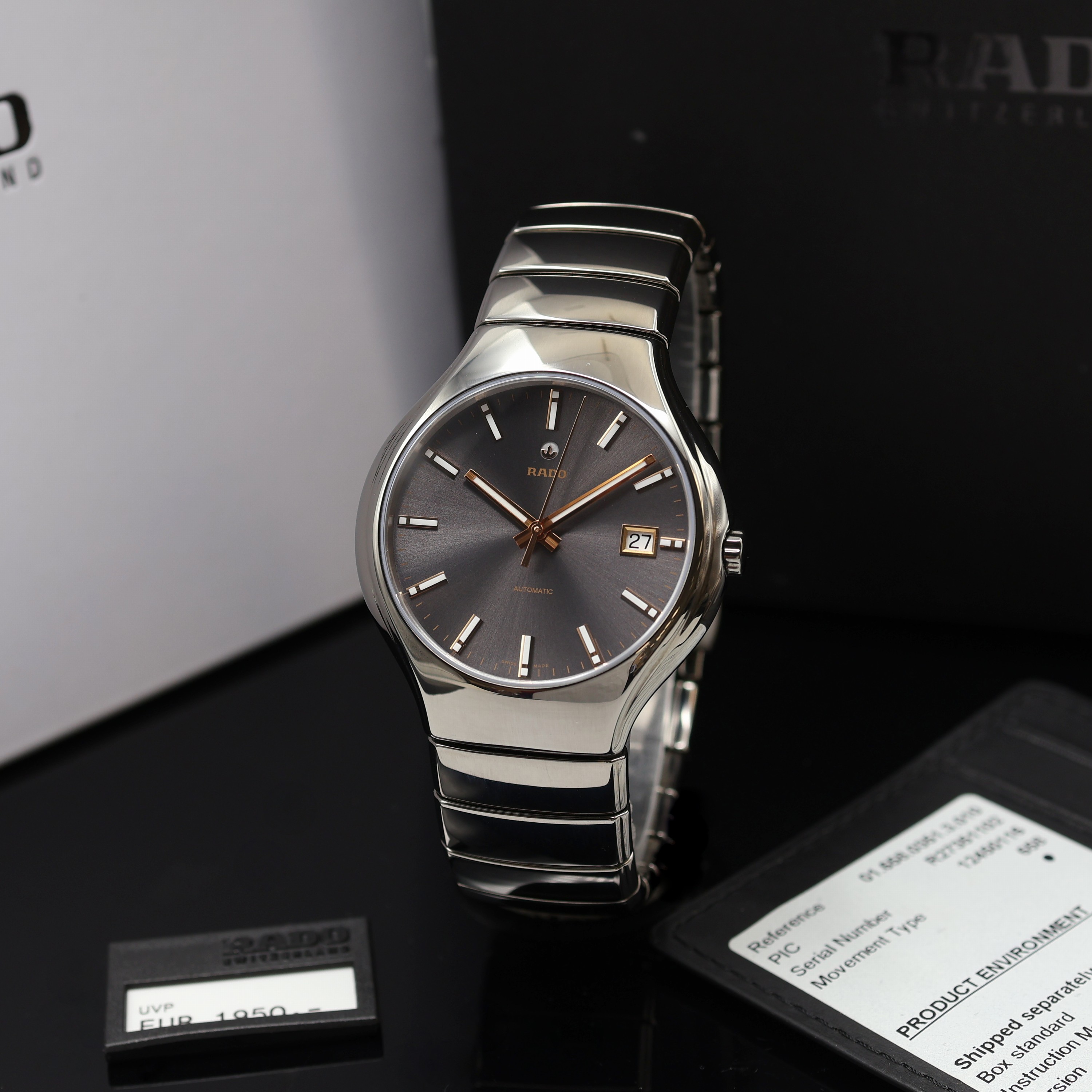 Image 27119867 - RADO True ungetragene Damenarmbanduhr Referenz R27351102, Automatik, Keramikgeh. inkl. ...