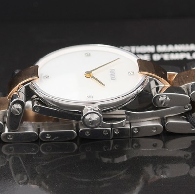 27119808d - RADO Coupole ungetragene Damenarmbanduhr Referenz R22854913, quarz, z. T. verg. ...