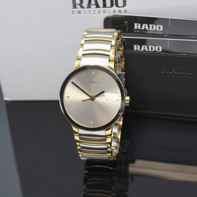 Image RADO Centrix ungetragene Armbanduhr Referenz R30931713, quarz, z. T. verg. Stahlgeh. ...