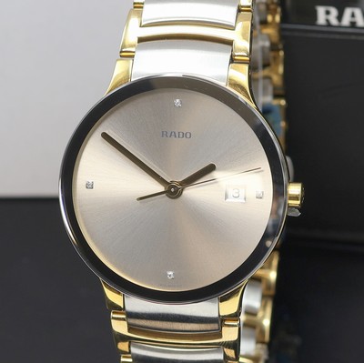 27119819a - RADO Centrix ungetragene Armbanduhr Referenz R30931713, quarz, z. T. verg. Stahlgeh. ...