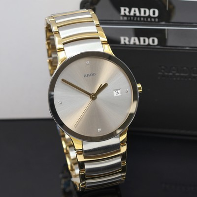 27119819b - RADO Centrix ungetragene Armbanduhr Referenz R30931713, quarz, z. T. verg. Stahlgeh. ...