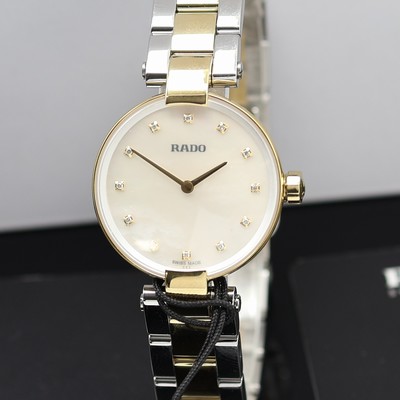 27119830a - RADO Coupole ungetragene Damenarmbanduhr Referenz R22857924, quarz, z. T. verg. ...