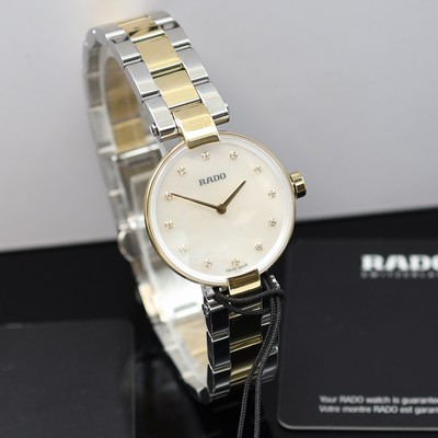 27119830b - RADO Coupole ungetragene Damenarmbanduhr Referenz R22857924, quarz, z. T. verg. ...