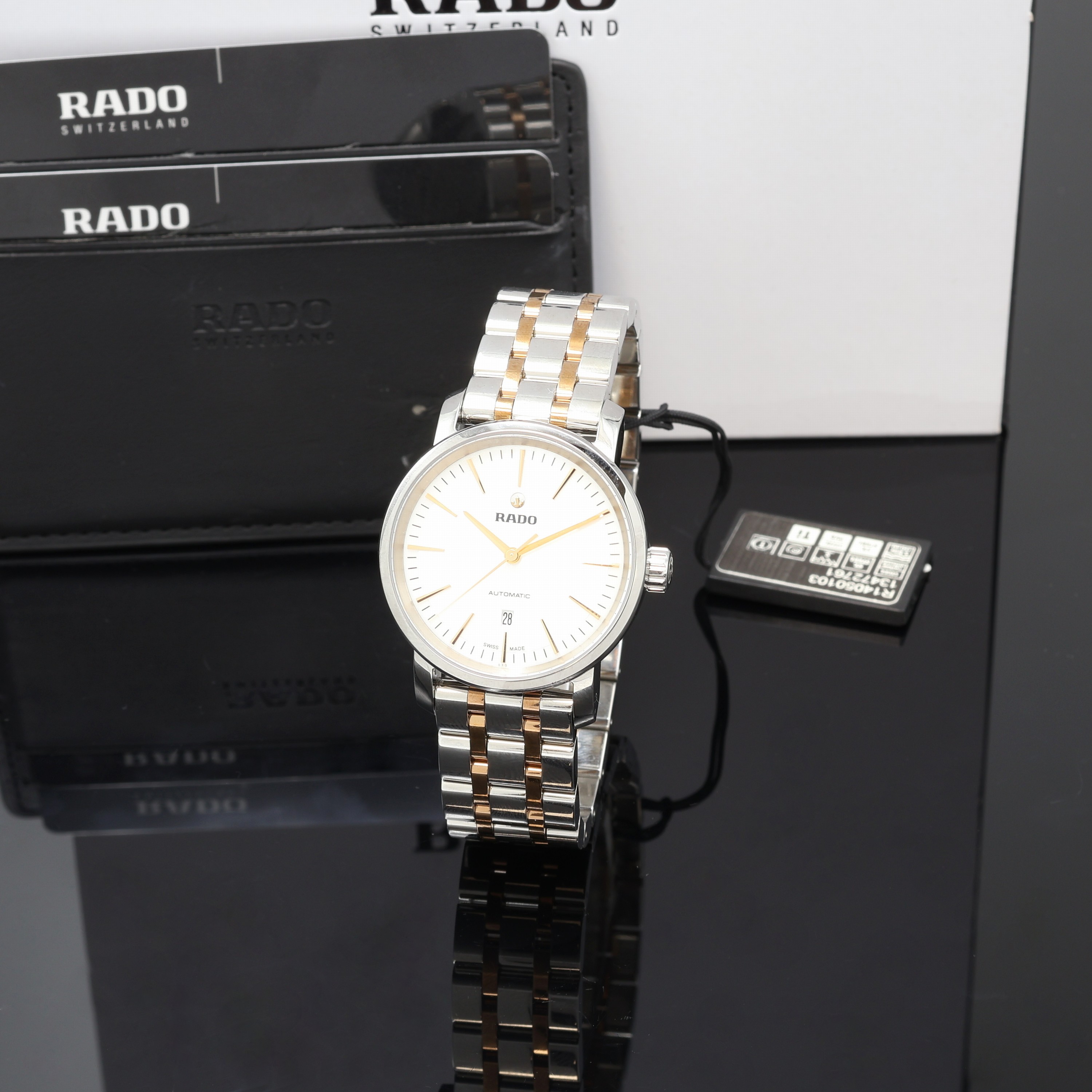 Image 27119953 - RADO DiaMaster ungetragene Damenarmbanduhr Referenz R14050103, Automatik, beids. ...