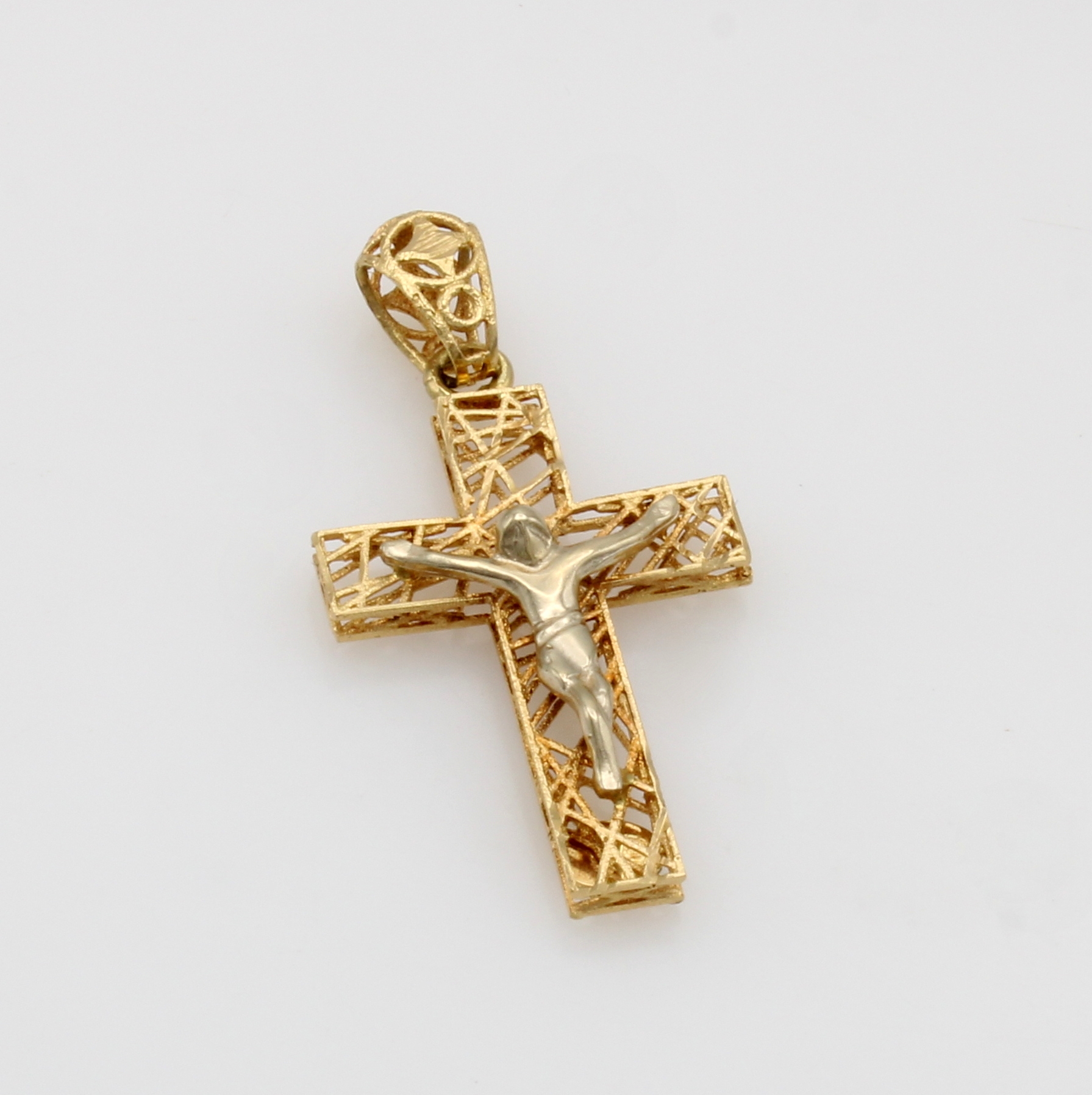 Image 27119954 - Kreuzanhänger, GG 750/000, offen gearbeitet,mit WG INRI
