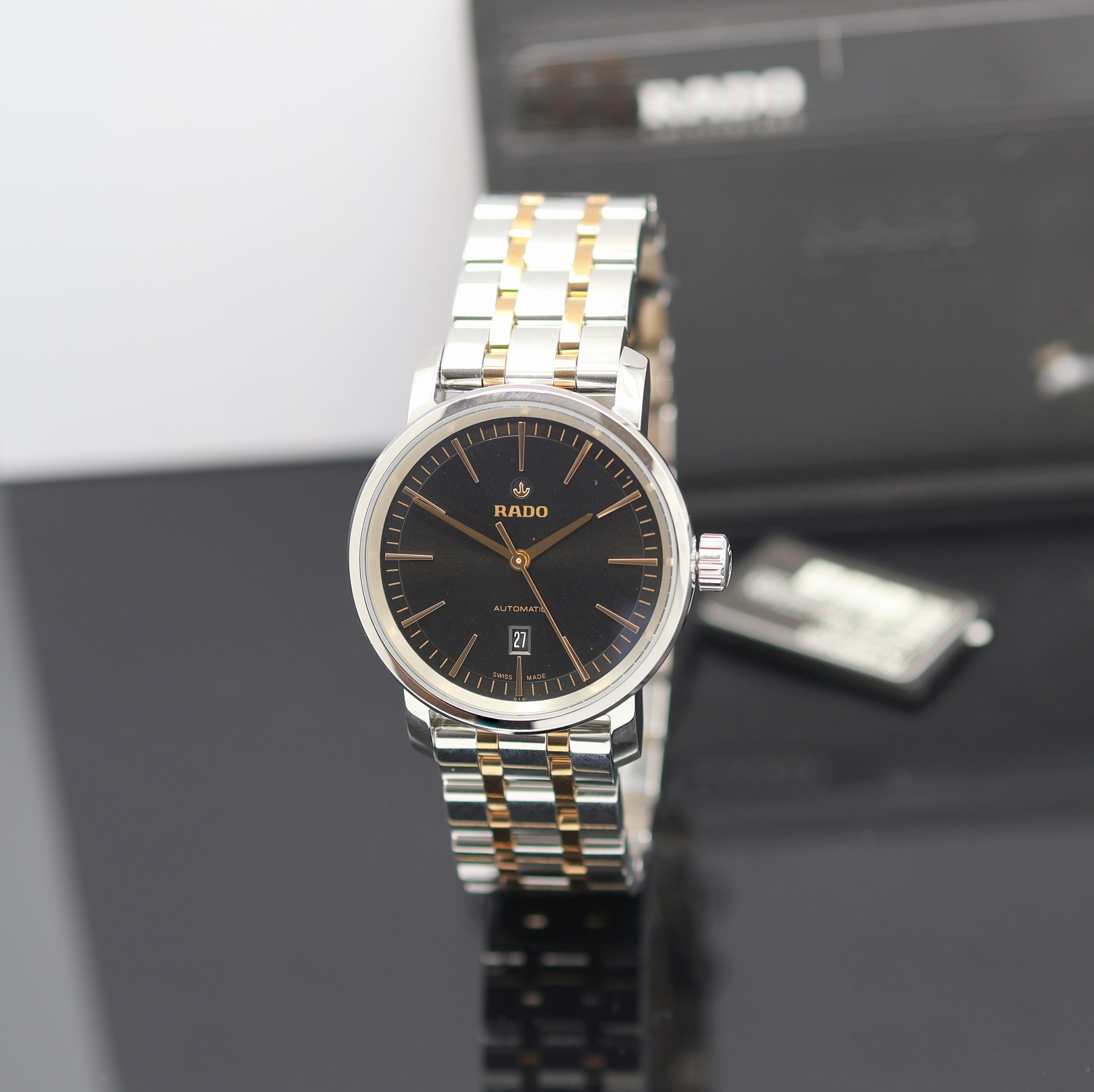 Image 27119957 - RADO DiaMaster ungetragene Damenarmbanduhr Referenz R14050163, Automatik, beids. vergl. ...