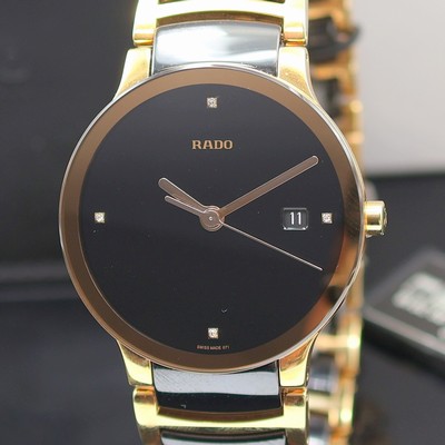 27119958a - RADO Centrix ungetragene Armbanduhr Referenz R30554712, quarz, z. T. verg. Stahlgeh. ...