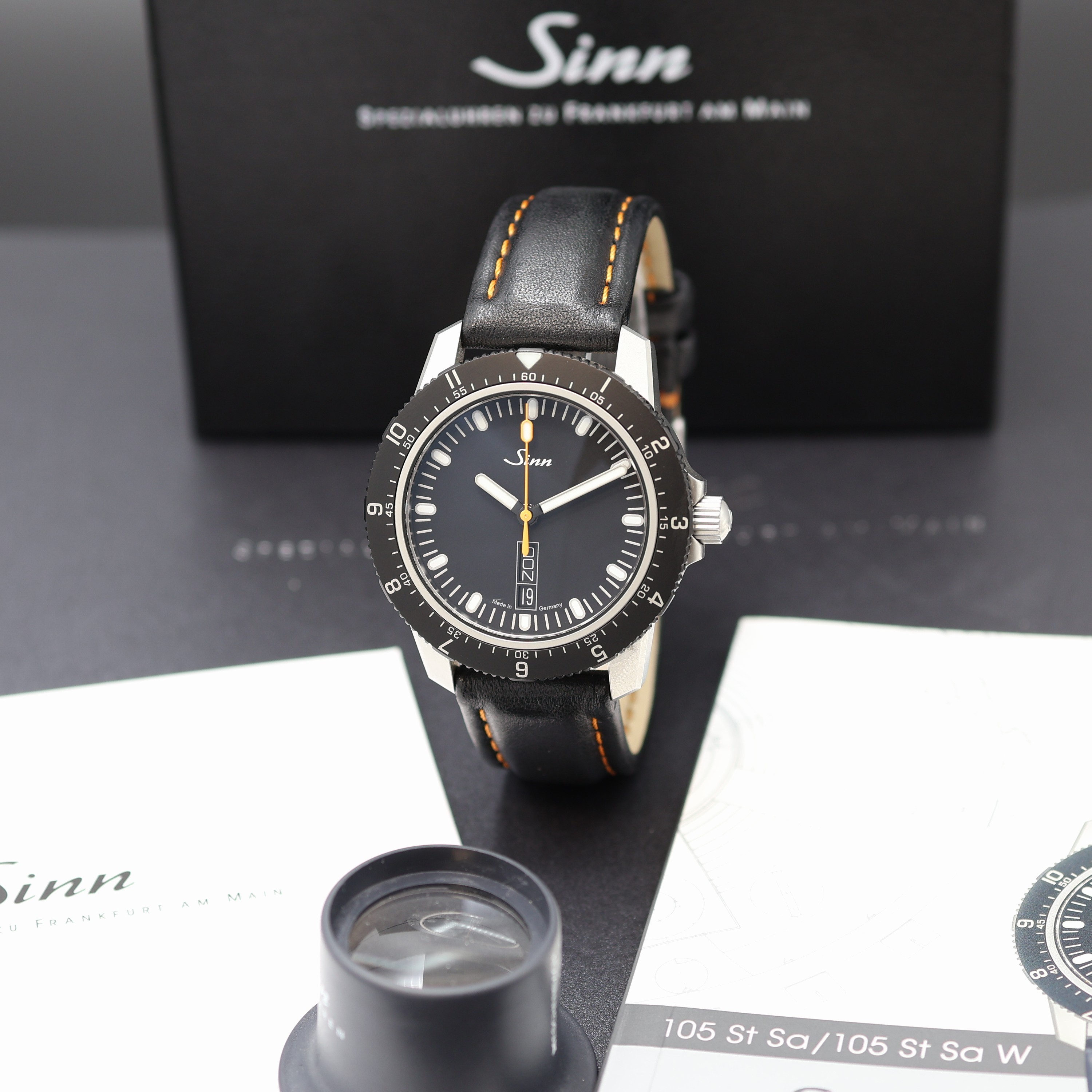 Image 27120058 - SINN 105 Herrenarmbanduhr in Stahl, Deutschland verk. lt. beil. Pap. 05/2023, Automatik, ...
