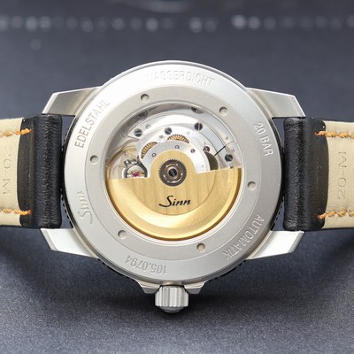 27120058f - SINN 105 Herrenarmbanduhr in Stahl, Deutschland verk. lt. beil. Pap. 05/2023, Automatik, ...