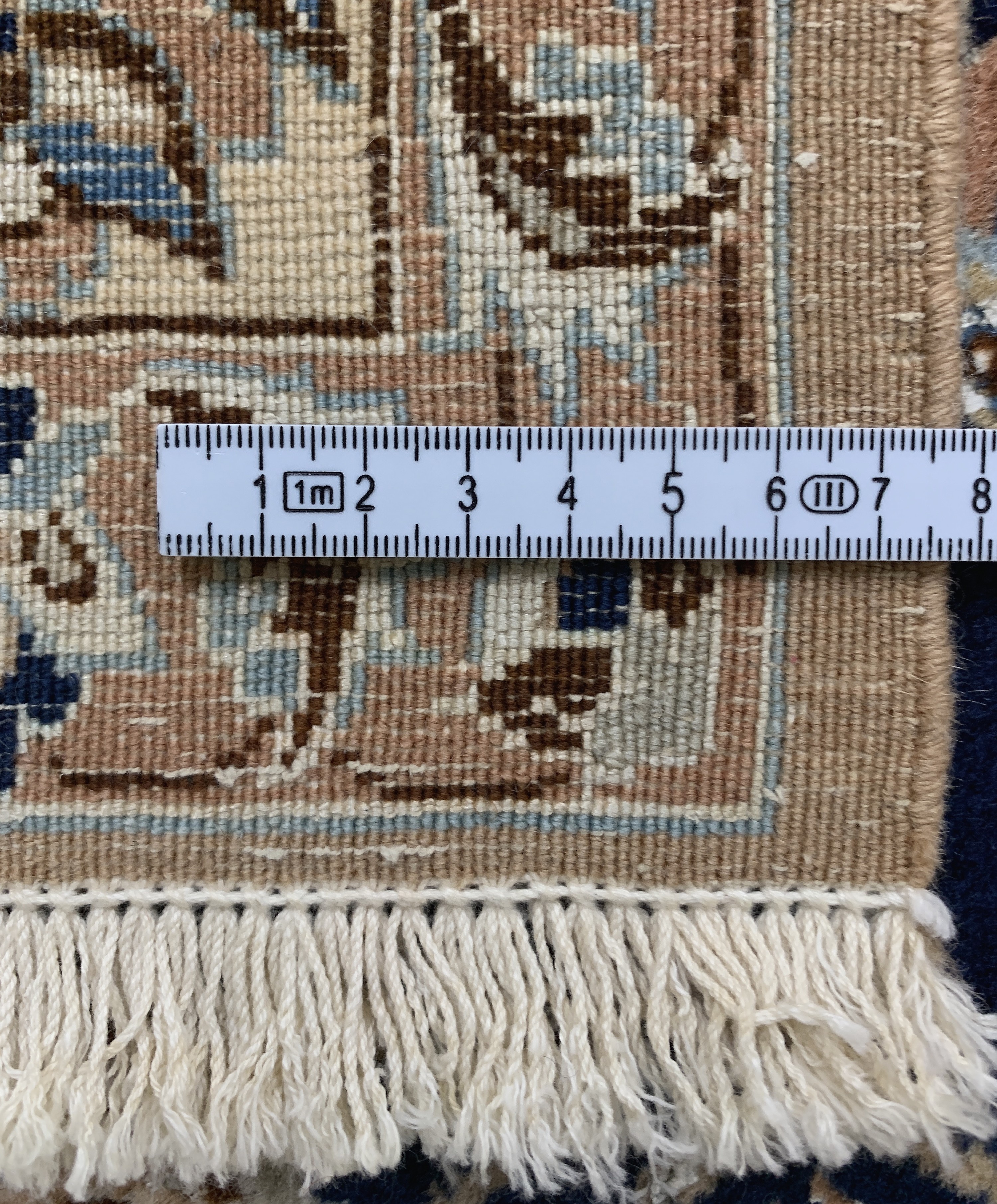 Detail f: Nain fein(9 La), Persien, Mitte 20.Jhd, Korkwolle mit Seide, ca. 222 x 134 cm, gereinigt, EHZ: 2