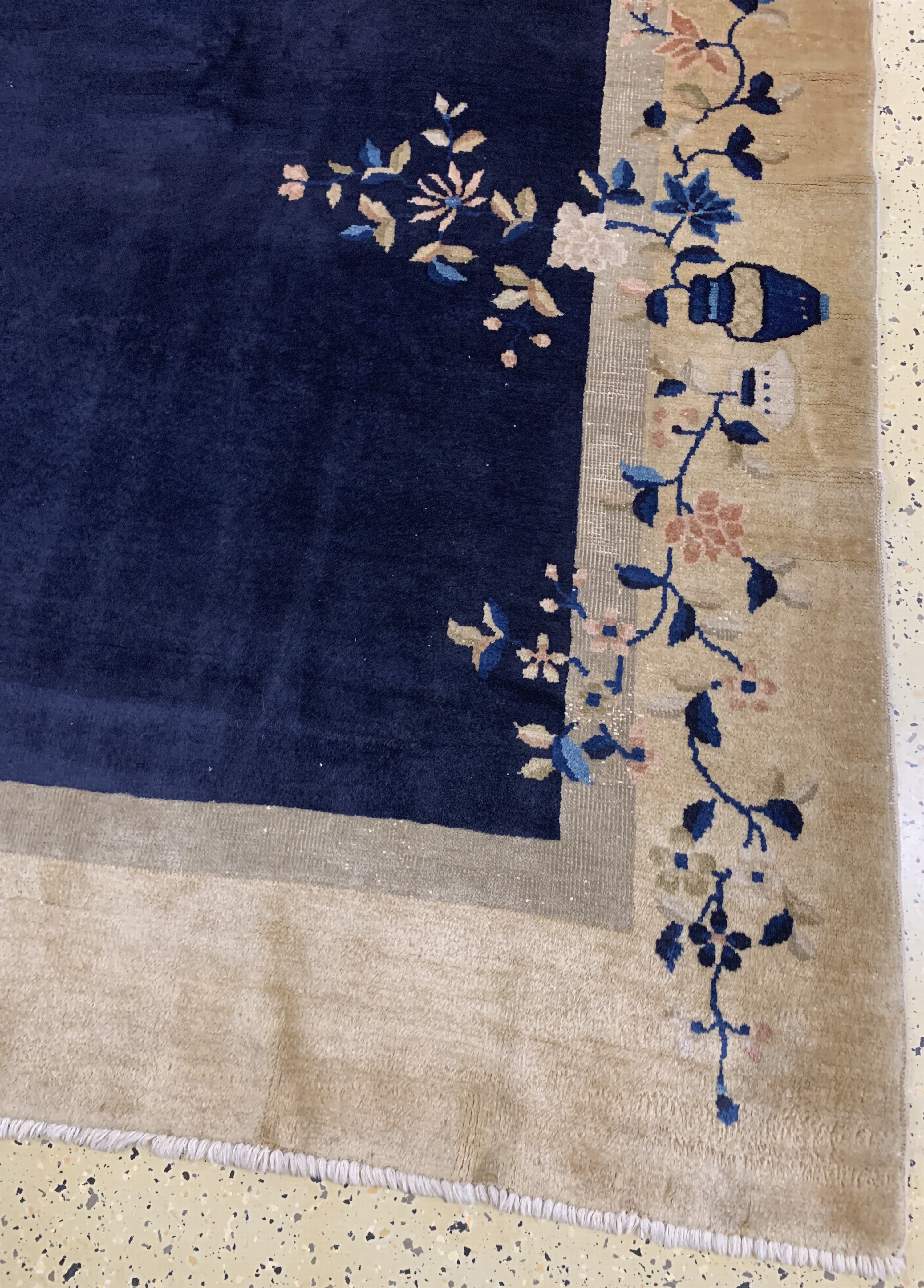 Detail a: Peking antik, China, um 1900, Wolle auf Baumwolle, ca. 350 x 275 cm, EHZ: 3