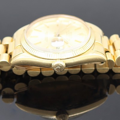 27120332c - ROLEX Oyster Perpetual Datejust Herrenarmbanduhr Referenz 1601 in GG 750/000, Schweiz ...