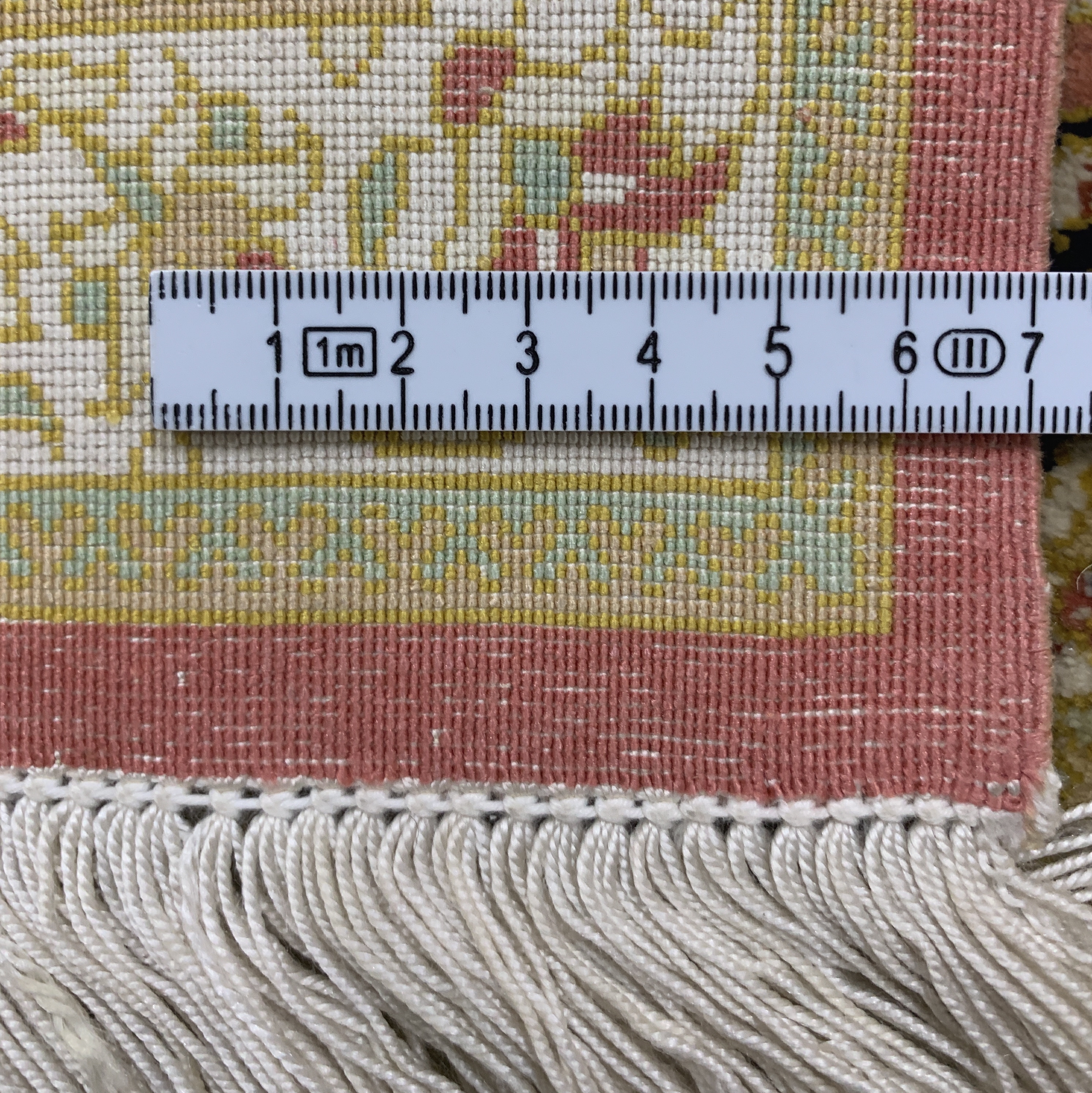 Detail h: 2 Lots Ghom Seide, Persien, Ende 20.Jhd, reine Naturseide, ca. 77 x 57 cm, ca. 1,0 Mio.Kn/qm, EHZ: 1-2