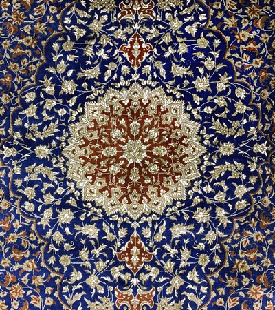 27120553c - Ghom Seide fein, Persien, Ende 20.Jhd, reine Naturseide, ca. 145 x 97 cm, ca. 1,0 Mio. ...