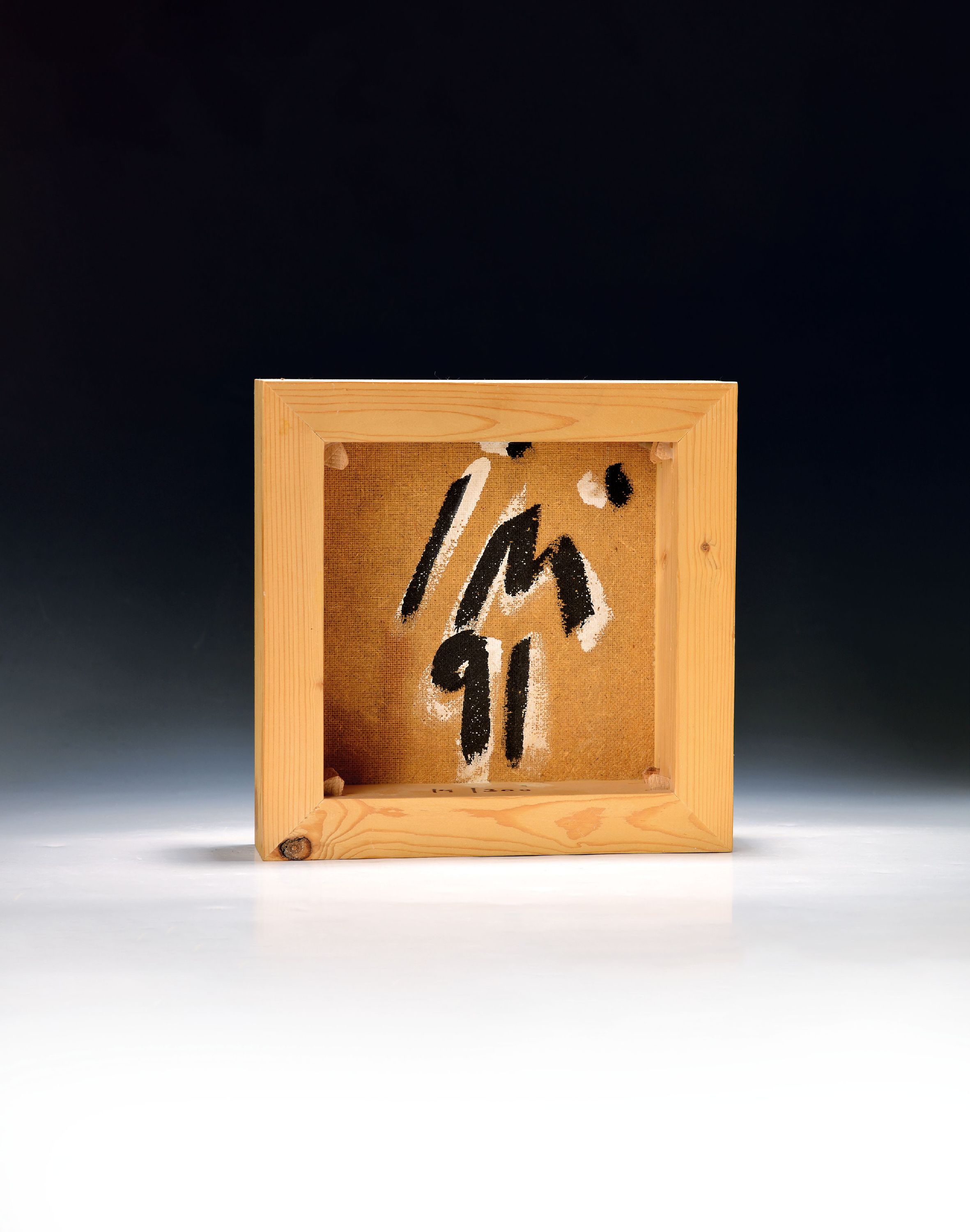 Image 27120680 - Imi Knoebel, geb. 1940 Dessau, Hartfaserquadrat (Ehre an Kasimir Malewitsch),1991, Ed. ...