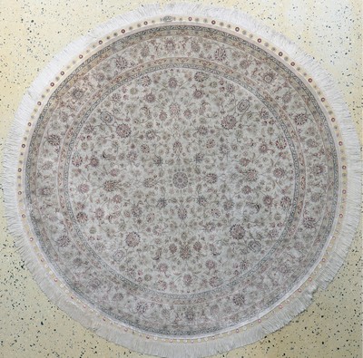 Image Hereke Seide fein, China, Ende 20.Jhd, reine Naturseide, Durchmesser: ca. 154 cm, ...