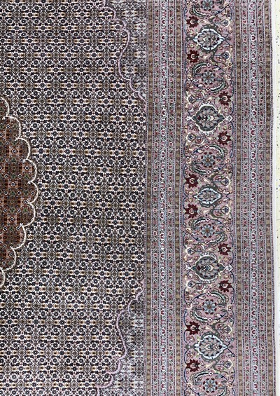 27120632e - Täbriz fein(50 Raj), Persien, Ende 20.Jhd, Korkwolle mit Seide, ca. 353 x 252 cm, ca. ...