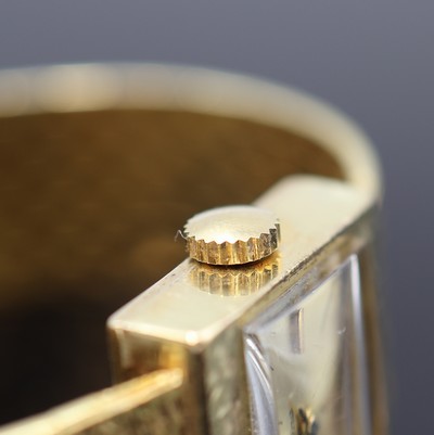 27120691b - DUGENA Damenarmbanduhr in GG 585/000, Schweiz um 1965, Handaufzug, Goldband in GG ...