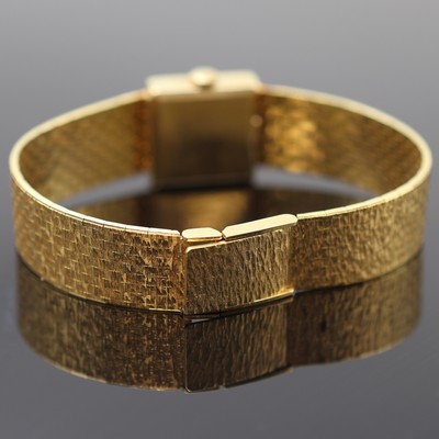 27120691c - DUGENA Damenarmbanduhr in GG 585/000, Schweiz um 1965, Handaufzug, Goldband in GG ...