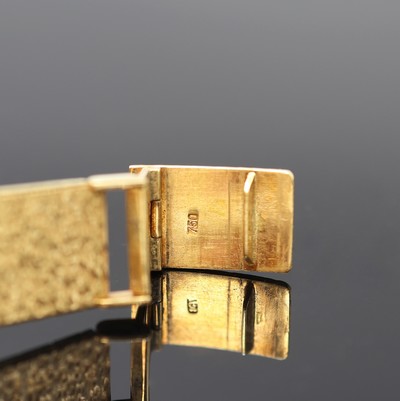 27120691e - DUGENA Damenarmbanduhr in GG 585/000, Schweiz um 1965, Handaufzug, Goldband in GG ...