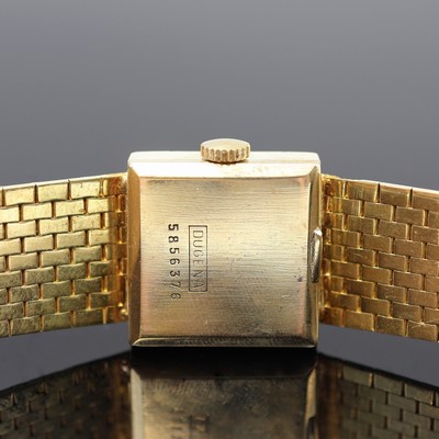 27120691f - DUGENA Damenarmbanduhr in GG 585/000, Schweiz um 1965, Handaufzug, Goldband in GG ...