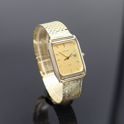 27120692a - CERTINA Armbanduhr in GG 585/000, Schweiz um 1975, quarz, Goldband, Boden 4-fach ...