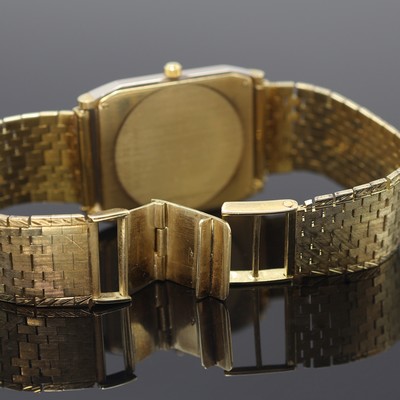 27120692e - CERTINA Armbanduhr in GG 585/000, Schweiz um 1975, quarz, Goldband, Boden 4-fach ...