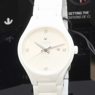 27120759a - RADO True ungetragene Damenarmbanduhr Referenz R27244712, Automatik, Keramikgeh. inkl. ...