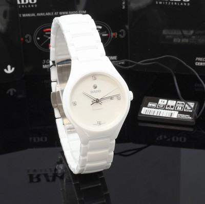 27120759b - RADO True ungetragene Damenarmbanduhr Referenz R27244712, Automatik, Keramikgeh. inkl. ...