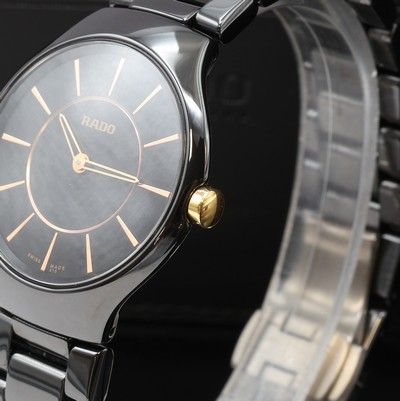 27120893c - RADO True Thinline Damenarmbanduhr Referenz R27742152, quarz, Keramikgeh. inkl. ...