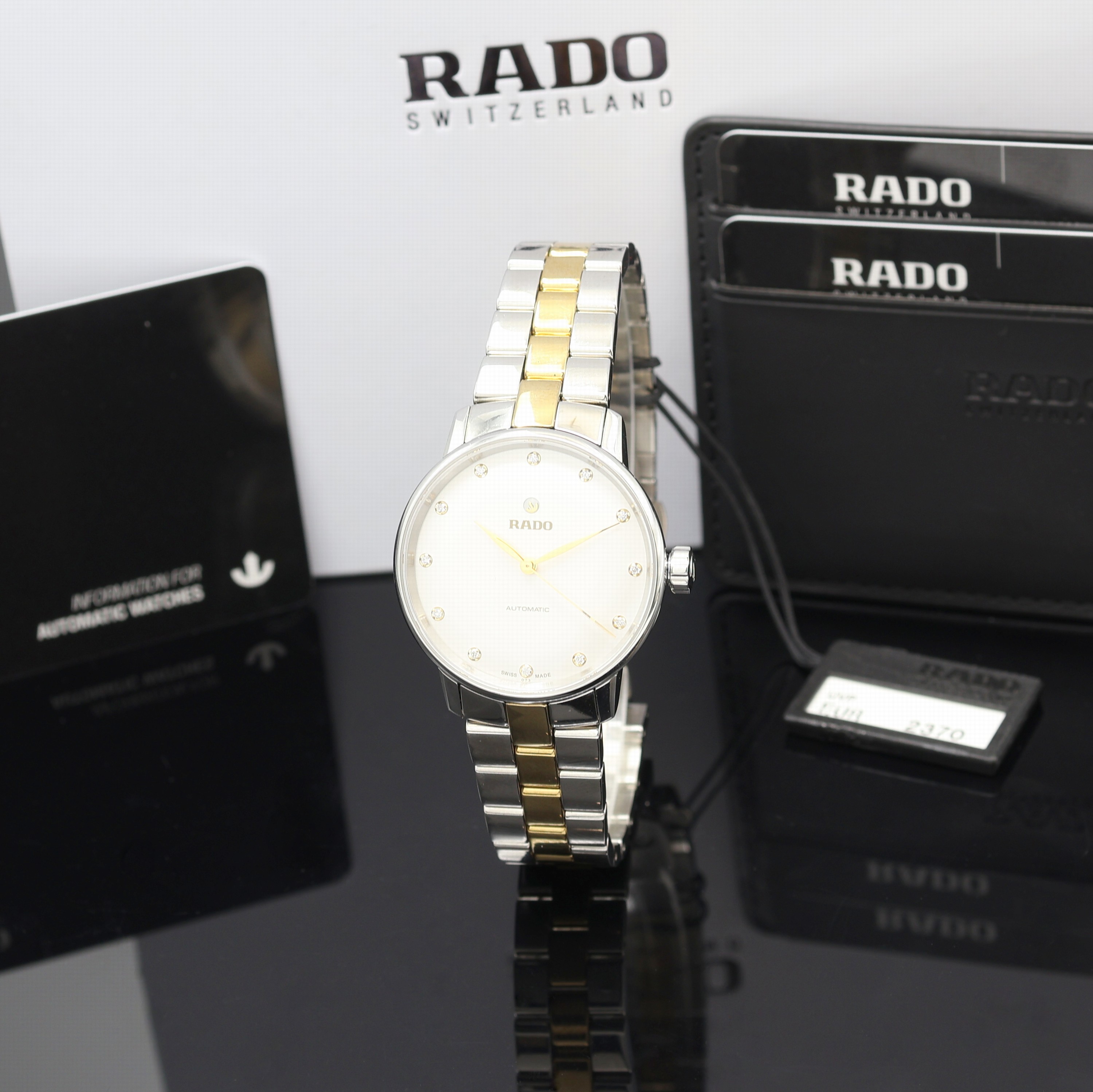 Image 27120999 - RADO Coupole ungetragene Damenarmbanduhr Referenz R22862732, Automatik, beids. vergl. ...