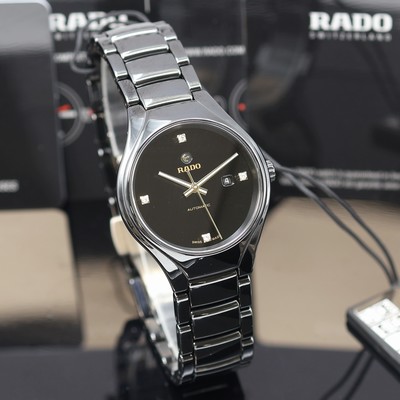 27120911b - RADO True ungetragene Damenarmbanduhr Referenz R27242712, Automatik, Keramikgeh. inkl. ...