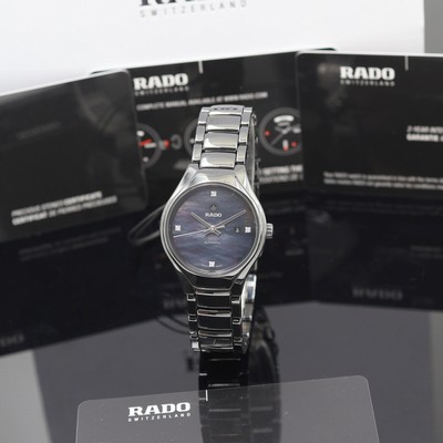 Image RADO True unworn ladies wristwatch reference R27242872, self winding, ceramic case ...