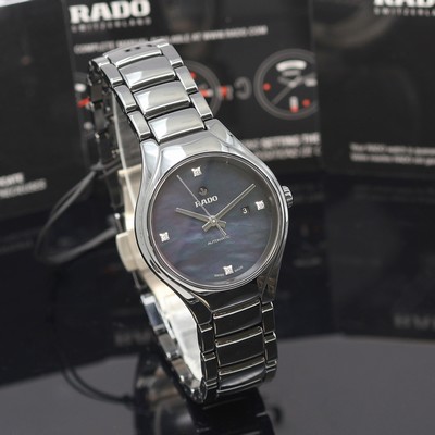 27120948b - RADO True ungetragene Damenarmbanduhr Referenz R27242872, Automatik, Keramikgeh. inkl. ...