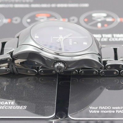 27120948d - RADO True ungetragene Damenarmbanduhr Referenz R27242872, Automatik, Keramikgeh. inkl. ...