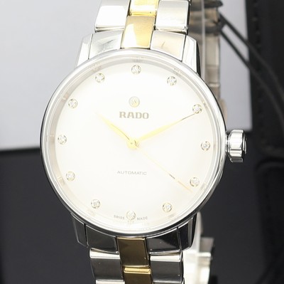 27120999a - RADO Coupole ungetragene Damenarmbanduhr Referenz R22862732, Automatik, beids. vergl. ...
