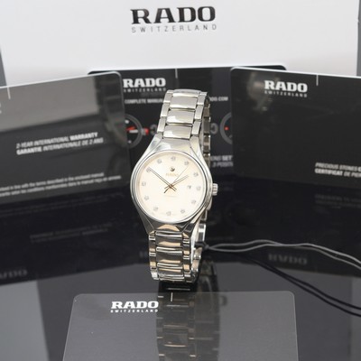 Image RADO True unworn ladies wristwatch reference R27243902, self winding, ceramic case ...