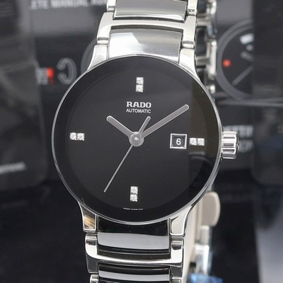 27121037a - RADO Centrix ungetragene Damenarmbanduhr Referenz R30942702, Automatik, beids. vergl. ...