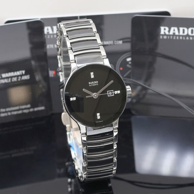 27121037b - RADO Centrix ungetragene Damenarmbanduhr Referenz R30942702, Automatik, beids. vergl. ...