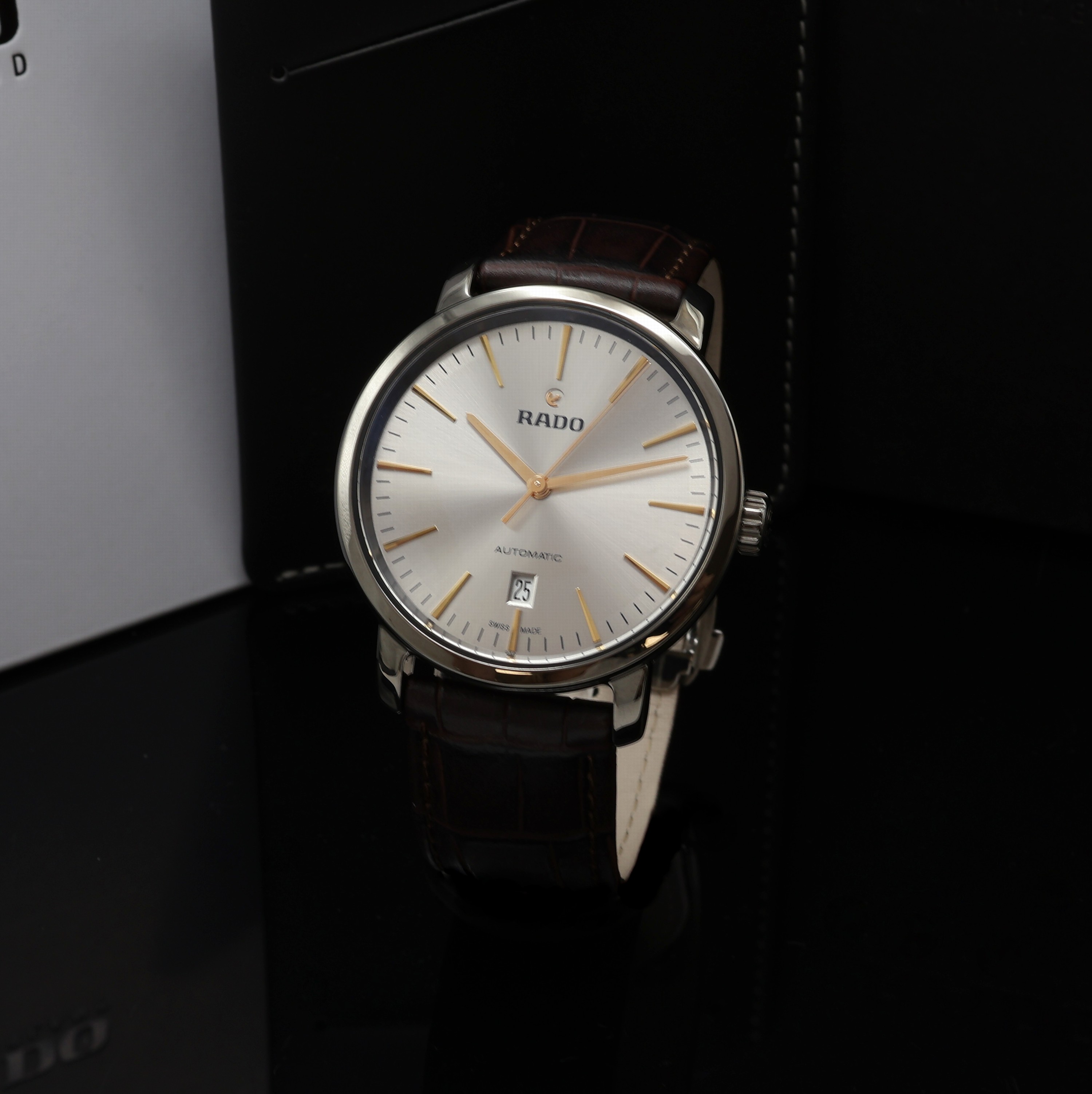 Image 27121182 - RADO DiaMaster ungetragene Herrenarmbanduhr Referenz R14074106, Automatik, beids. vergl. ...