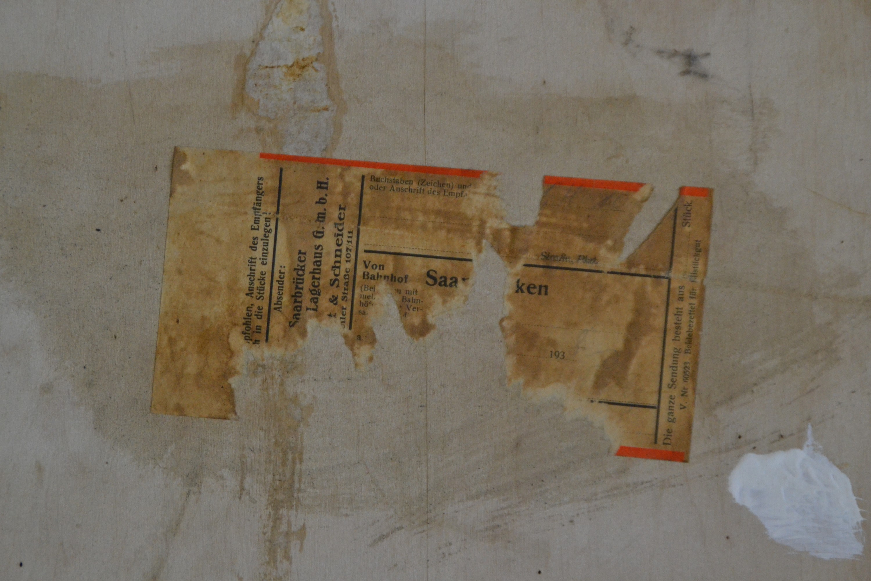 Detail e: Hermann Croissant, 1897-1963 Landau, "Kornernte" so verso bezeichnet, in arkadischem Duktus geschilderte bäuerlich -stolze Figurengruppe ...