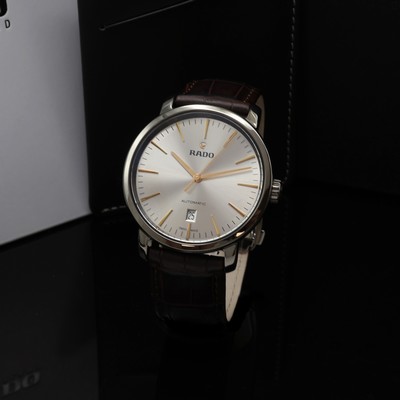 Image RADO DiaMaster unworn gents wristwatch reference R14074106, self winding, on both sides ...