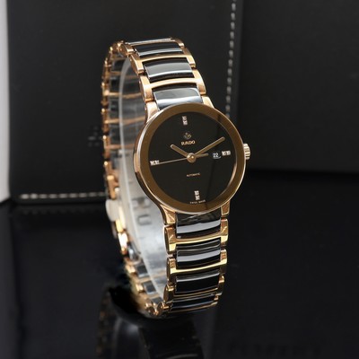 27121184a - RADO Centrix ungetragene Damenarmbanduhr Referenz R30183712, Automatik, verg. & beids. ...