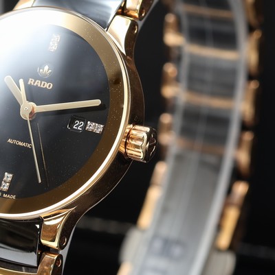 27121184b - RADO Centrix ungetragene Damenarmbanduhr Referenz R30183712, Automatik, verg. & beids. ...